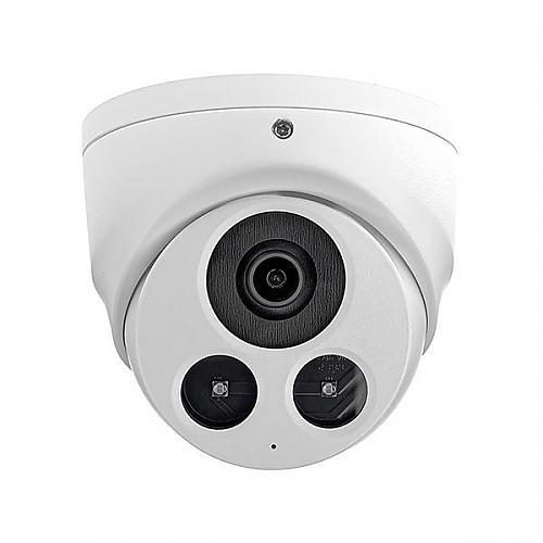VIVOTEK IT9380-HF2 5MP NDAA and TAA Compliant Weatherproof Turret IP Security Camera with a 2.8mm Fixed Lens and a Built-In Microphone
