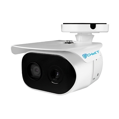 Alarm.com CKIPAI5MP-DL-TH-FR CHeKT Dual Thermal Fixed AI Camera, IR