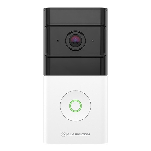 Alarm.com ADC-VDB780B 2MP Wireless Video Doorbell, Black/White