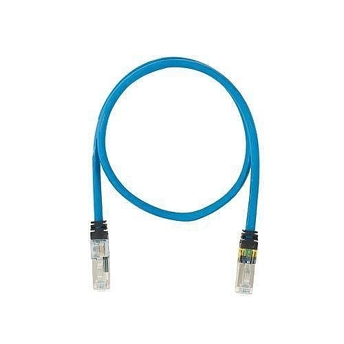 Panduit PVQ-ES6X10MBU Pan-View iQ CAT6a 10Gig Interconnect Enhanced Patch Cord, Dual Rated, 10m, Blue
