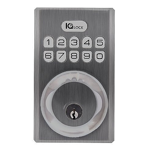 IQ IQDLK-PGK-SN PowerG Door Lock, Satin Nickel