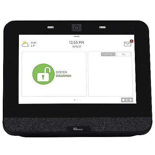 IQ IQP4002 Verizon IQ Panel PowerG 433MHz, 7" All-in-One Touchscreen, Black