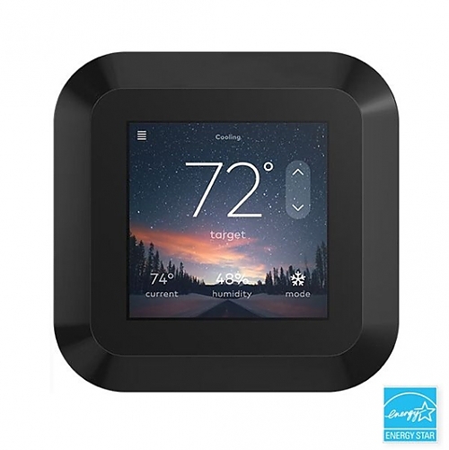 Alarm.com ADC-T40K-HD Smart Thermostat HD with Color Touchscreen Display, Z-Wave SmartStart and S2 Compatible