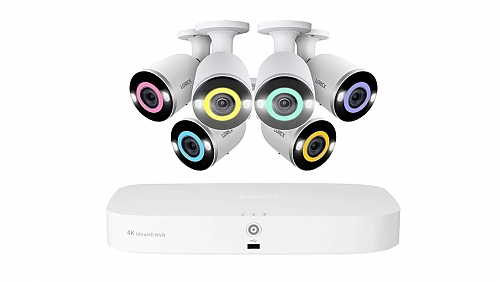 Lorex Fusion NVR with H16 (Halo Series) IP Bullet Cameras - 4K 16-Channel 2TB Wired System