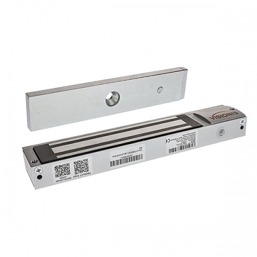 Visionis 600lb Indoor Magnetic Lock with LED Sensor for Door Access Control