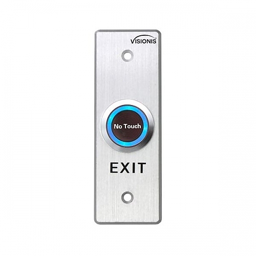 Visionis No-Touch Infrared Slim Request to Exit Button for Access Control Systems