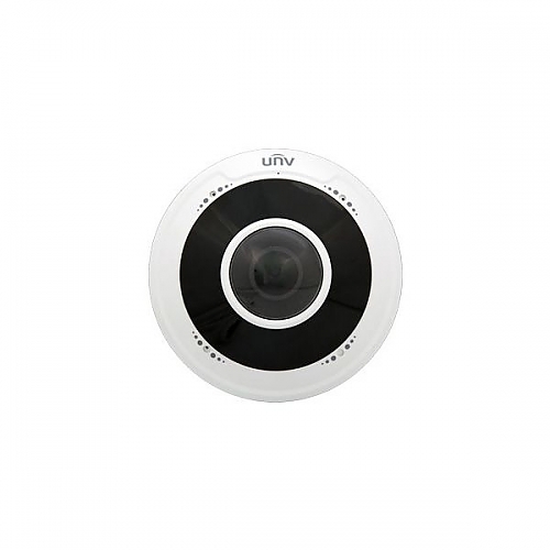 UNV 5MP NDAA-Compliant IP Fisheye Security Camera with 360° Field of View and a 1.4mm Fixed Lens