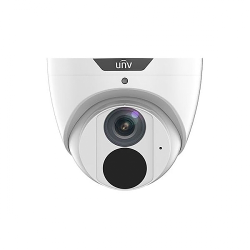 UNV 4K UltraHD Prime I NDAA-Compliant Weatherproof Turret IP Security Camera with a 2.8mm Fixed Lens and Deep Learning Artificial Intelligence