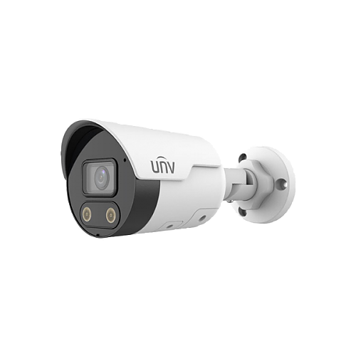 UNV 4MP Tri-Guard HD NDAA Compliant Bullet Network Camera with a Fixed 2.8mm Lens