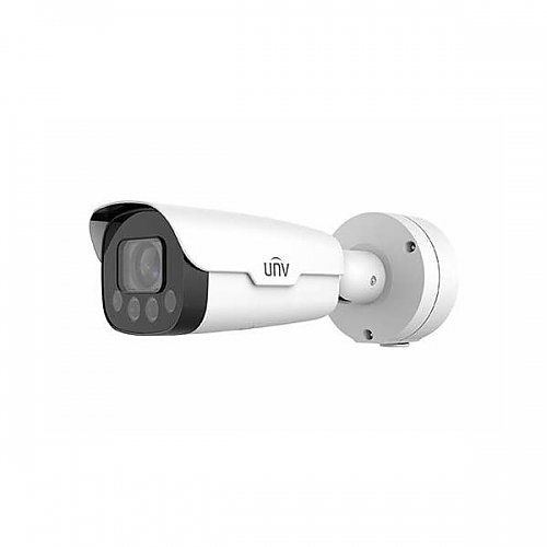 UNV FullHD 1080p @ 60fps ANPR License Plate Recognition LPR Weatherproof NDAA-Compliant Bullet IP Security Camera with a 4.7-47mm Motorized Lens
