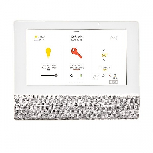 Qolsys IQ Hub Wireless Touchscreen Alarm Control Panel for 2GIG & Honeywell 345 MHz Sensors with a Built-In Verizon LTE Cell Card