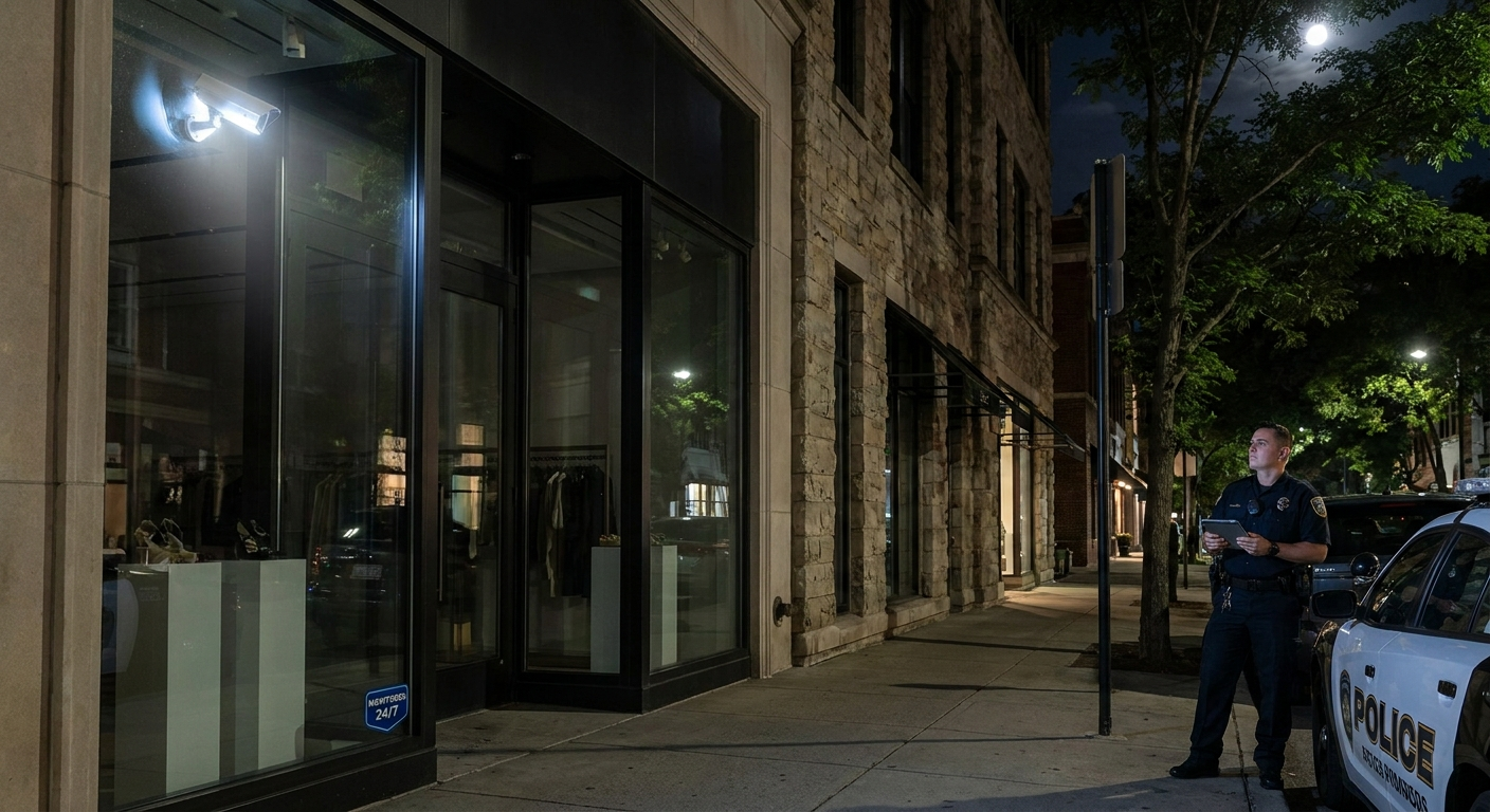 24 hour security monitoring for Palisades businesses